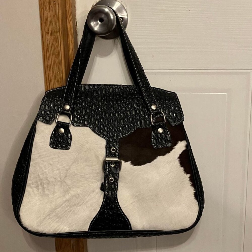COPY - COPY - Hair on cowhide purse